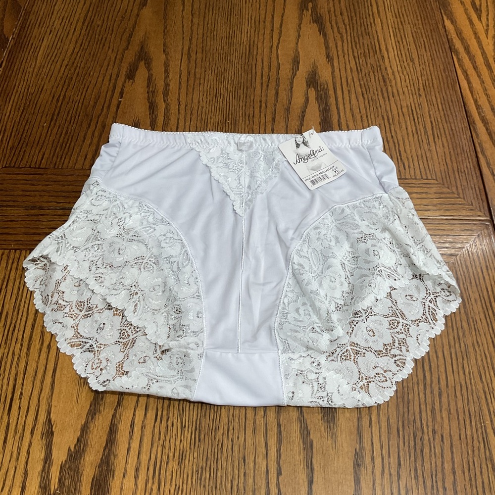 Pretty Angelina White Lace Women's Panties
